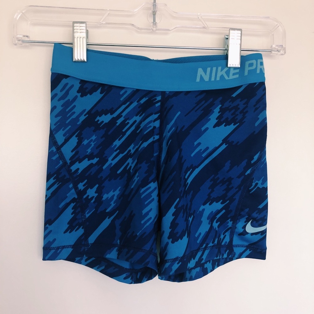 Colorful blue nike pros